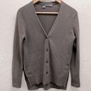 360 Cashmere  Button Front Cardigan XS Taupe Brown Photo 0