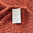 American Eagle  AE Women's Large Maroon Pullover Open Knit Cotton Wool Sweater Photo 9