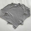 Aritzia Gray TNA Long Sleeve Thermal Photo 0