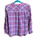 Joie  Aiden Plaid Button Down top. Size Small. Photo 3