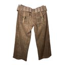 Juicy Couture RARE  Cargo Terry Capri Pants Brown Petite NWT Y2K 2007 Collection Photo 1