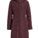 Cole Haan  Women's Box- Quilt Down Puffer Coat in Merlot Sz Large $275 Photo 1