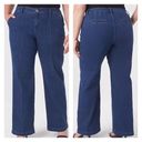 Lane Bryant  Wide Leg Jeans Plus Size 22 High-Rise Dressy Stretch Denim Comfort Photo 1