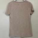 Felina Women’s Slub Jersey V Neck Short Sleeve Tee Atmosphere Beige Size Sm NWT Photo 7