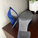 Lulus Blue Open Toed Heels Photo 4