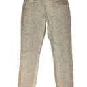 Spanx  Solace Pewter Silver Waxed High Waist Jeans size large Photo 0