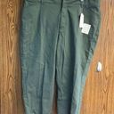 st. john's bay 💥3/20💥  Capri Pants khaki green Sz 16 NWT Photo 0