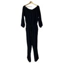 Nordstrom Fraiche by J Black Off Shoulder Long Sleeve Jumpsuit L Photo 1