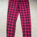 Sonoma  Women’s Red Black Buffalo Plaid Lounge Pajama Pants - Size M Long - VGUC Photo 0