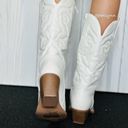 Top Moda White Cowboy Boots  Photo 3