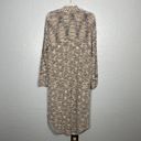 Pilcro  Anthropologie Women M Brown Cream Padma Space-Dyed Long Cotton Cardigan Photo 7