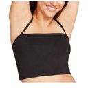 NWT Andie Swim The Aruba Halter Swim Stretch Top Adjustable Tie XS Black #2587 Photo 0