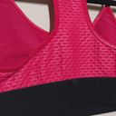 Koral  Pink Black Sports Bra S Textured Racerback New with Tags (NWT) Photo 2