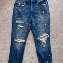 Abercrombie & Fitch Dark Wash Ripped Jeans Photo 0