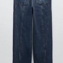 ZARA NWT  ZW PANELED JEANS Photo 5