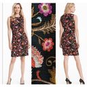 White House | Black Market  WHBM Womens Embroidered Floral Sheath Dress Size 8 Photo 1