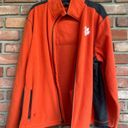 Colosseum Clemson Tigers, Size XL, Fleece Zip Up Jacket, Orange & Gray, Embroidered Photo 1