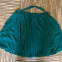 H&M NWOT Green Pleat  Skirt Photo 2