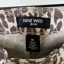 Nine West  Leopard Print Mid Rise Skinny Jeans Women's size 10 Photo 3