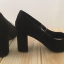 Black Suede Pumps, Size 6 Photo 1