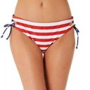 California Waves  Red/White Striped Bikini Bottoms - Large Photo 0