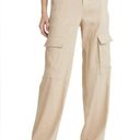 frame denim FRAME $428 High Waist Organic Linen Blend Cargo Pants in Sand 8 Photo 0