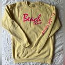 Comfort Colors S Yellow Pink “Beach Please Sanibel Island” Crewneck Sweatshirt Photo 1