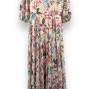 Yumi Kim  Full of Love Blush Floral Print 3/4 Sleeve Woodstock Maxi Dress S NEW Photo 0