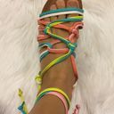 mix no. 6  wrap around flat sandal. Size 7 Photo 0