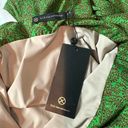 Vix Paula Hermanny  Cowl Neck Silk Blend Slip Maxi Dress Size Medium Green Floral Photo 5