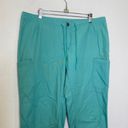 Patagonia  Sea Foam Green/Blue Lightweight Crop Pants EUC Sz 14 Organic Cotton Photo 1