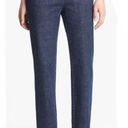 St. John - High Waist Straight Leg Classic Dark Blue Wash Denim Jeans- Size 8 Photo 0