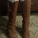 sbicca  RARE lace up/ zipper boho suede boots sz 9 Photo 4