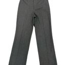 Ralph Lauren  Black Label Wide Leg High Rise Wool Dress Pants Gray Women’s Size 8 Photo 0