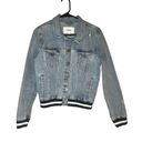 Pistola  Womens Brando Denim Utility Bomber Jacket Size Medium Photo 0