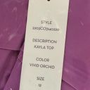 Veronica Beard  Kayla Top in Orchid. NWT. Size 12 Photo 6