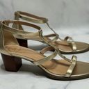 Jack Rogers  JULIA BLOCK HEEL
SANDAL Size 10 in Platinum Photo 10