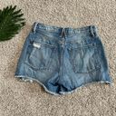 Good American Distressed Denim Shorts Photo 1