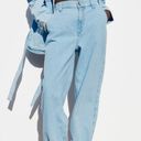 ZARA Denim Jeans Jean Wide Leg Y2K Cargo Pants Photo 0