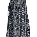 Karen Kane Women's Sleeveless Snake Printed A-Line Dress (Small, Black/White) Photo 10