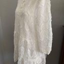 Shoshanna Dress Talia White Organza lace Mini Babydoll Dress Bridal Ethereal 10 Photo 1