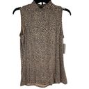 Apt. 9  Cheetah Print High Neck Sleeveless Top Women’s Size Medium New With Tags Photo 24