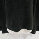 VERO MODA New  Ruffle Cuff Sweater Long Sleeve V-Neck Pullover Black Photo 3