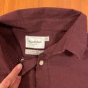 Goodfellow & Co Slim Northrop Shirt Button Down long Sleeve Shirt Maroon extral large M Photo 3