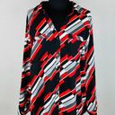 Relativity  Abstract Print Button Down Top 2X Photo 0