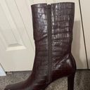 Krass&co Wesley and  Boots Genuine real leather reptile heel size 8 Brazil shoes Photo 6