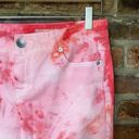 DKNY  Custom Tie Dye Capri Denim Jeans Size 4 Photo 2