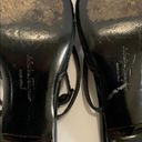 Salvatore Ferragamo  Black Sandals Shoes  6 Italy Versatile bow RARE HTF GORGEOUS Photo 4