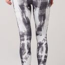 Luna VARLEY Black Gray Watercolor Print  Legging M Photo 1