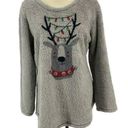 Munki Munki   Pajama Set Reindeer Fleece Long Sleeve Leggings Sleepwear Large Photo 2